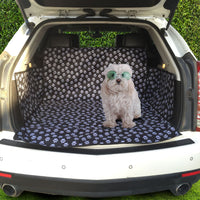 FLOOFI 155 x 104cm Pets Car Back Seat Cover Hammock (Black) FI-PCSC-101-BJD