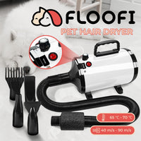 Floofi Pet Hair Dryer Advance Button Version (White) FI-PHD-109-DY