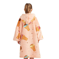 GOMINIMO Hoodie Blanket Kids Ice Cream