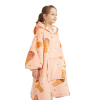 GOMINIMO Hoodie Blanket Kids Ice Cream