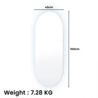 GOMINIMO LED Mirror 1000mm Oval