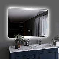GOMINIMO LED Mirror with Bluetooth Speaker 1000mm Rectangle