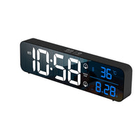 GOMINIMO Digital Clock Mirrored Black - GO-CK-103-FKT