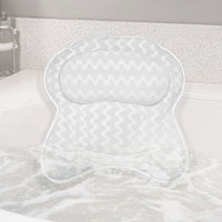 Gominimo Butterfly 4D Mesh Bathtub Pillow Spa 6 Suction Cups Breathable Cushion