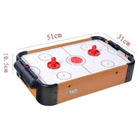 GOMINIMO Tabletop Air Hockey Game Table (White)