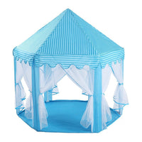 GOMINIMO Kids Hexagonal Tent with LED Lights (Blue)