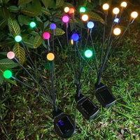 NOVEDEN 3 Pieces Solar Powered Firefly Lights (Color Light) NE-SL-109-ZL