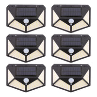 NOVEDEN 6 Packs Solar LED Lights with 3 Light Modes (Black)NE-SL-103-ZL