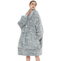 GOMINIMO Hoodie Blanket Glow In Dark Star HM-HB-102-AYS