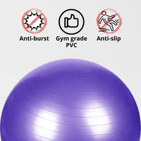 VERPEAK Yoga Ball 55cm (Black) FT-YB-100-SD / FT-YB-100-ZM