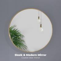 GOMINIMO Round Mirror Without LED Lights (60cm)