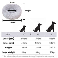 Floofi Pet Bed 70cm (Grey)