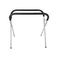 RYNOMATE 2x Adjustable Straight Leg Work Bench Panel Stand (Black) RNM-WBPS-100-QL