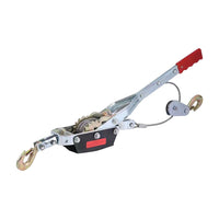 RYNOMATE 4-Ton Hand Winch Puller with Double Car Hook RNM-HWP-100-XY