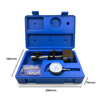 RYNOMATE Dial Indicator Gauge Magnetic Base with 22 Indicator Point Set (Blue) RNM-DIG-100-JY