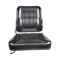 RYNOMATE Universal Tractor Seat With Easy Back and Seat Adjustment (Black)