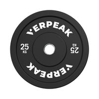 VERPEAK Black Bumper weight plates-Olympic (25kgx1)