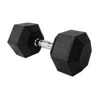 VERPEAK Rubber Hex Dumbbells 20kg -