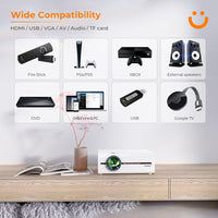 YABER V5 Native 720P LCD Entertainment Projector