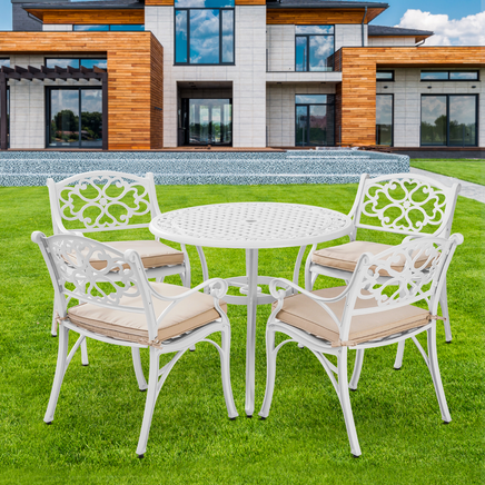 Marco Aluminium 5 Pce Setting(CAT-090 white + 2x CAC-042 white)