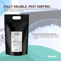 20Kg Boric Acid Powder High Purity Fully Soluble Granule Pest Ant Cockroaches