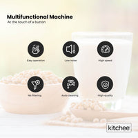 Electric Soy Bean Milk Maker Machine - Automatic Soya Almond Nut Blender