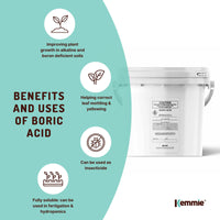 4.9Kg Boric Acid Powder Bucket 99.9% Pure Fully Soluble Granule Pest Ant Roaches