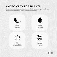 1L Hydro Clay Balls - Natural Premium Hydroponic Expanded Plant Growing Medium