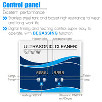 15L Digital Ultrasonic Cleaner Jewelry Ultra Sonic Bath Degas Parts Cleaning