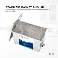 30L Digital Ultrasonic Cleaner Jewelry Ultra Sonic Bath Degas Parts Cleaning