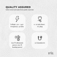 30L Digital Ultrasonic Cleaner Jewelry Ultra Sonic Bath Degas Parts Cleaning