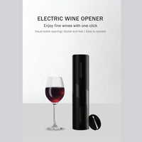 Electric Wine Bottle Opener Tool Automatic - Cordless Corkscrew - Foil Cutter