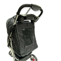 Pet Stroller Pram - Dog or Cat Black 3 Wheeled Folding Travel Buggy Pushchair