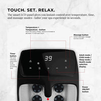 Foot Spa Automatic Water Heating Massager - Electric Pedicure Bath