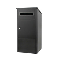 Parcel Delivery Drop Box Mailbox - Secure Home Package Locker 38x38x90cm Black