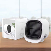 USB Mini Air Purifier - Portable Desktop Air Conditioner Cooling Fan With Water