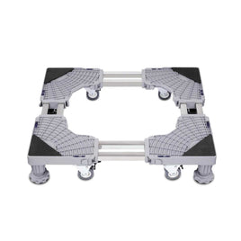 Adjustable Appliance Base Stand - Lock Wheel Trolley For Washing Machine Fridge