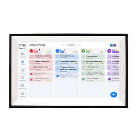 Kitchee Digital Calendar Smart Family Planner - 39.5cm Touchscreen Display Black