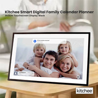 Kitchee Digital Calendar Smart Family Planner - 39.5cm Touchscreen Display Black
