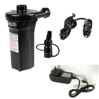 Electric Air Pump - Rechargeable Inflator Deflator AC DC Car Lighter + AU Plug