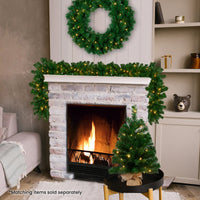 Christabelle 2.7m Christmas Garland with LED Lights Chadwick Tree Decoration Ornament