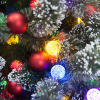 Christabelle Swishmas Snowy Bristle 2.7m Multicolour Pre-Lit Christmas Tree with 2870 Tips