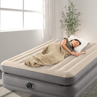 Intex Dura-Beam Plus Queen Prime Comfort Elevated Air Mattress