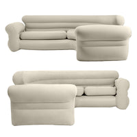 Intex Corner Sofa Inflatable Couch - L-shaped Corner Sofa