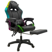 Intex Spire Onyx Led Massage Gaming Chair - Black