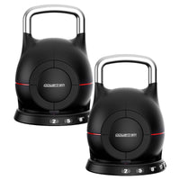 Powertrain 40kg Adjustable Kettlebell One Hand Adjustment Weight Set