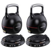 Powertrain 40kg Adjustable Kettlebell One Hand Adjustment Weight Set