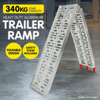 Kartrite Aluminium Folding Loading Ramp Atv Motorbike Motorcycle Golf Buggy Trailer