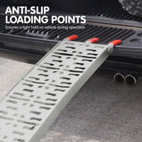 Kartrite Aluminium Folding Loading Ramp Atv Motorbike Motorcycle Golf Buggy Trailer