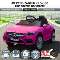 Kahuna Mercedes Benz CLS 350 Kids Electric Ride On Car with Remote Control - Pink